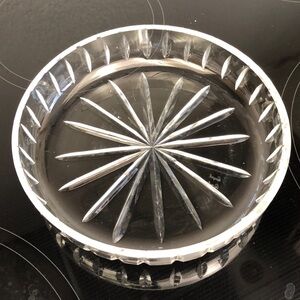 ROYAL BRIERLEY, Beautifully Cut Round Candy/Nut/Serving Bowl, 7 1/2” Signed